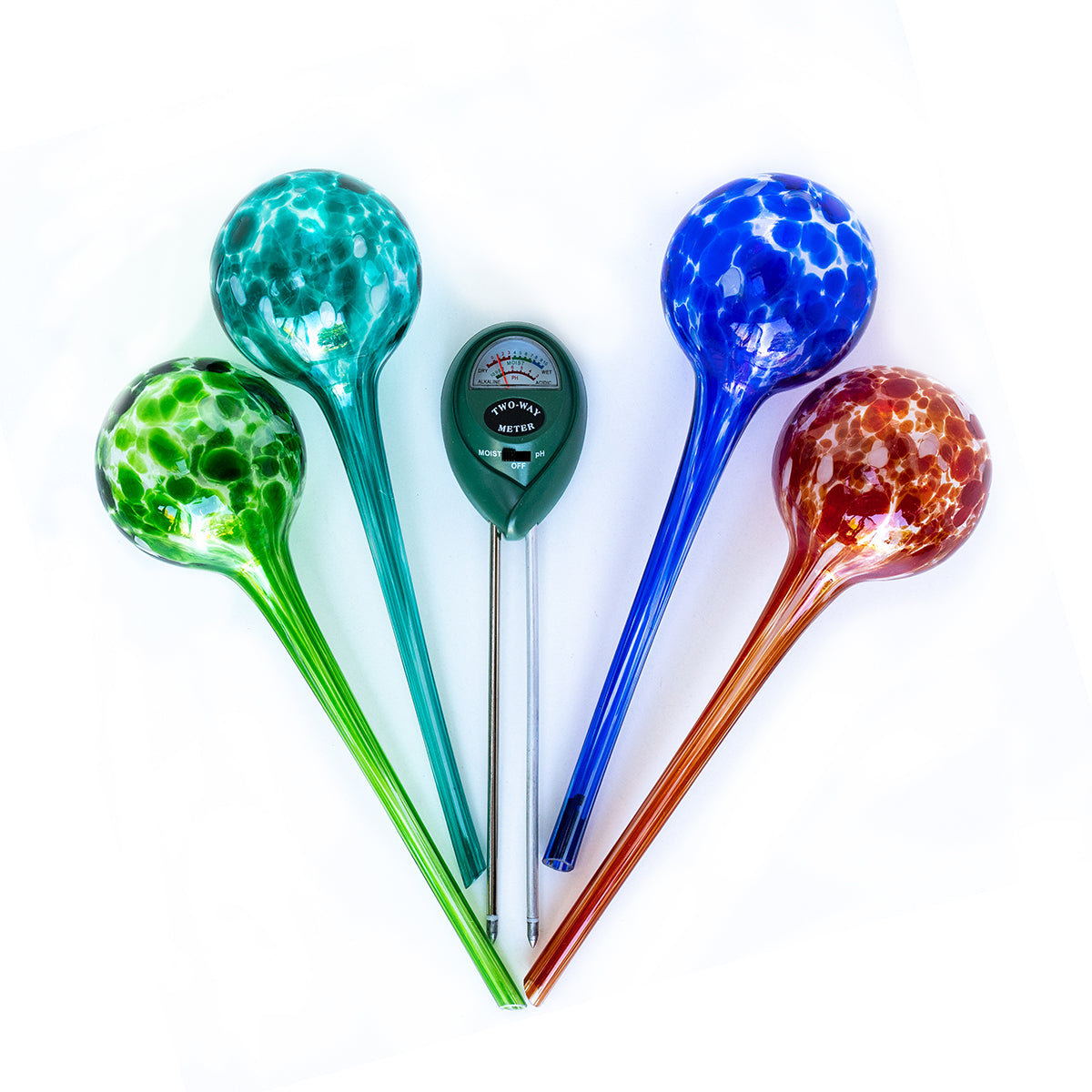 glass plant watering globes uk Hand Blown Glass Watering Globes