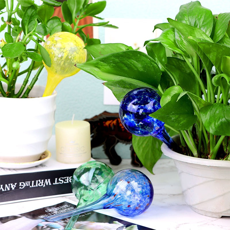 plant watering globes large Hand Blown Glass Watering Globes